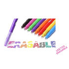 Özel Logo Pürüzsüz Yazma Toksik Olmayan Theromo Senstive Silinebilir Jel Mürekkep Kalem Çeşitli Renklerle