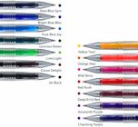 0.5mm 0.7mm Uçlu Çok Renkli Geri Çekilebilir Silinebilir Jel Kalemler