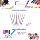 8 Renk Doldurulabilir Isı Silinebilir Kumaş İşaretleme Kalemleri