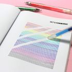 ASTM 0.7mm termal mürekkep Renkli Silinebilir Kalemler