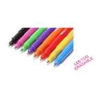 Çok Renkli Özel Sihirli Mürekkep Yüksek Sıcaklığa Duyarlı Sürtünme Silinebilir Kalemler