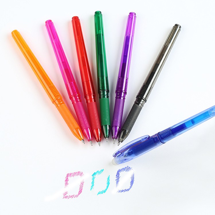 Ofis ve Okul İçin Çok Renkli 0.7mm Silinebilir Clicker Kalemler