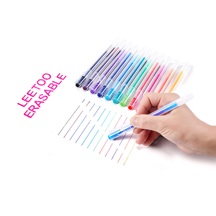 20 Renk Pürüzsüz Yazma 0.7mm Isıyla Silinebilir Mürekkepli Kalemler